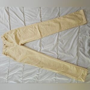 Butter yellow vintage high rise 80s 90s Ozark Mountain denim jeans